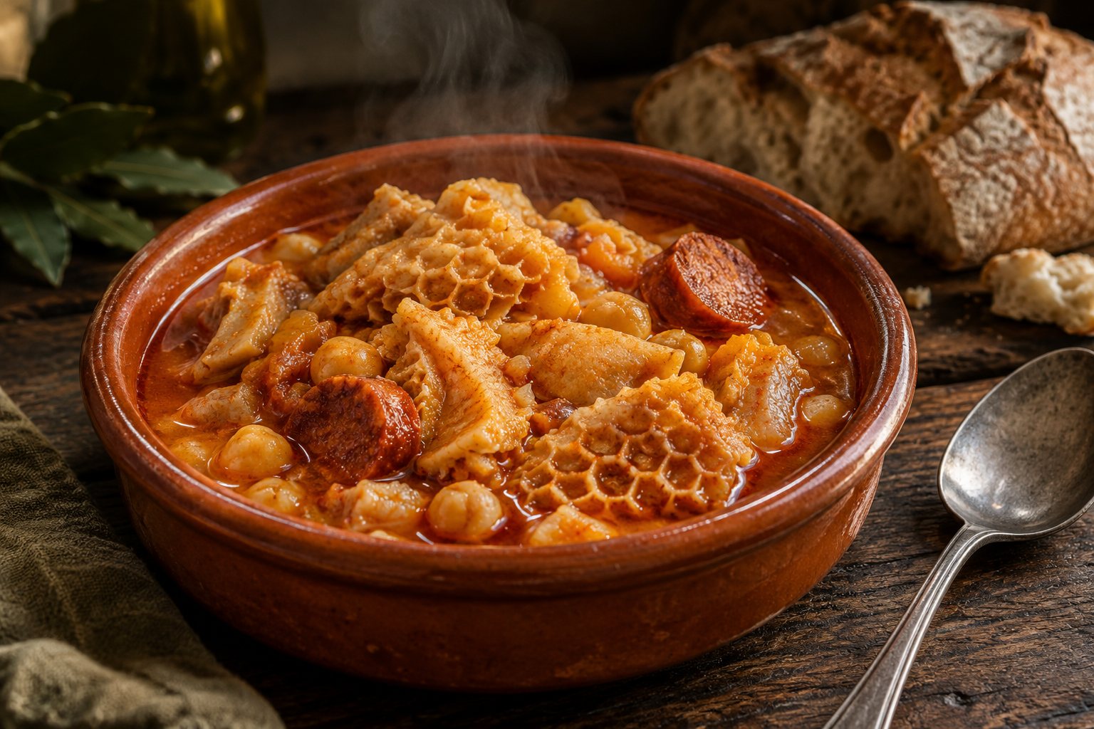 Imagen ilustrativa de un plato de callos